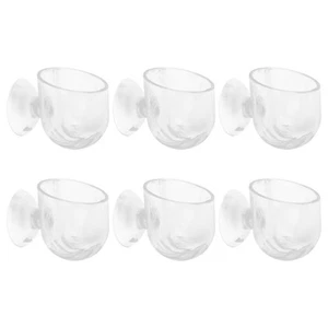 6 Stück Aquarium Blumentopf Wasserpflanzen Halter Aquarium Hydrokultur Pflanzgefäß - Bild 1 von 12