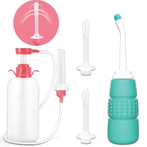 2PCS Vaginal Douche for Women Vaginal Cleansing System Douche Cleaner Anal Do... - Picture 1 of 9