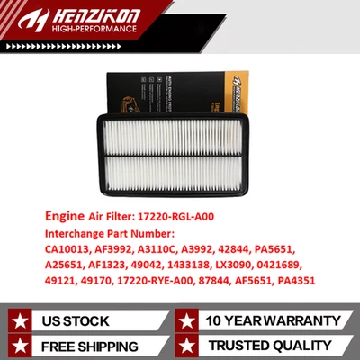 FILTRO DE AIRE MOTOR PARA HONDA ODYSSEY 2005-2010 2009-2015 PILOTO CA10013 ACURA MDX* Foto 1 de 4