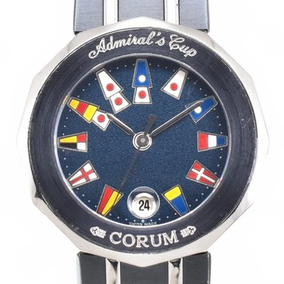 Reloj de cuarzo con fecha CORUM Admiral's Cup 39.610.30V050 para dama con papel N#143004 Foto 1 de 4