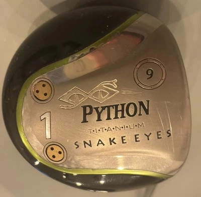 Genuine Python Titanium Snake Eyes Driver Golf Club - Image 1 of 4