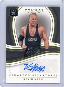KEVIN NASH 2023 PANINI IMMACULATE WWE WRESTLING Autograph AUTO CARD 48/49 - Picture 1 of 2