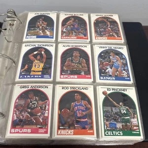 1989-90 NBA Hoops Basketball Complete Set 1-353 Michael Jordan David Robinson RC - Picture 1 of 10