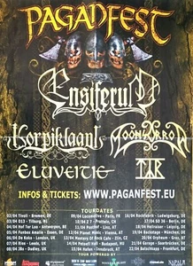 ENSIFERUM - KORPIKLAANI 1996 TOUR - orig. Concert Poster - Plakat - A1 F/N 600/1 - Picture 1 of 1