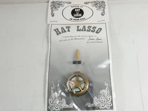 Vintage Cowboyhut Lasso Messing Stern Coffeyville KS unbenutzt - Bild 1 von 5