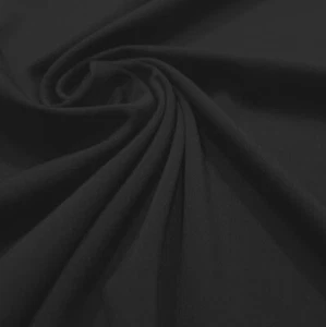 Flawed Black Recycled Poly Spandex Fabric – Sold As Is, Final Sale - Picture 1 of 9
