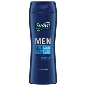 Suave Men 2 in 1 Shampoo and Conditioner, Ocean Charge, 12.6 oz - Picture 1 of 4