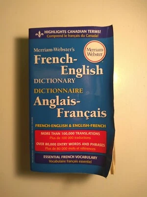 Merriam-Webster's French-English Dictionary (2000, Trade Paperback, Revised  - Image 1 of 2