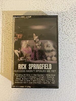 Rick Springfield Success Hasn't Spoiled Me Yet Cassette Tape 1982 - Image 1 of 4