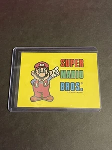 1989 TOPPS Nintendo SUPER MARIO BROS - TOP SECRET TIPS AUFKLEBERKARTE #11 - Bild 1 von 2