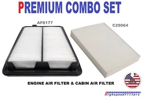 PREMIUM COMBO Air Filter SET For 2014 -2020 NISSAN Rogue & 2017-2022 Rogue SPORT - Picture 1 of 1