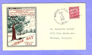 Sc #717-1 Arbor Day First Day Cancel, Harry Ioor Cachet - Picture 1 of 2