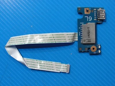 Placa lectora de tarjetas USB genuina para computadora portátil HP 17-by1055cl 17,3" con cable 6050A2979801 Foto 1 de 3