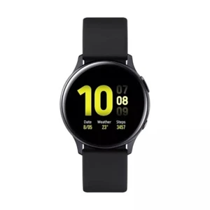 Samsung Galaxy Watch Active2 44 mm carcasa de silicona negra correa esfera negra - Imagen 1 de 8