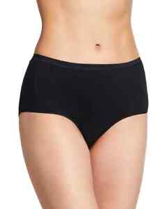 NEW HANRO Cotton Sensation Black Brief Panty Size M NWT $39