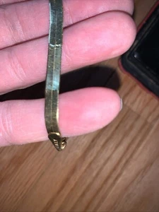 10K Yellow Gold 7 Inch Bracelet for Scrap (Kinks) 3.21 Grams 6 Mm - Picture 1 of 7