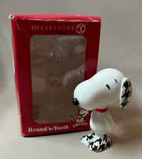Department 56 Snoopy by Design "Hound's Tooth" Porcelin Figure (2013) Peanuts
