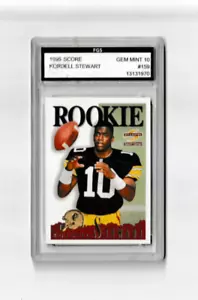 1995 Score Football Kordell Stewart #159 Rookie FGS 10 Gem Mint - Picture 1 of 2