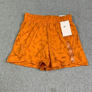 Nike Shorts Youth Medium Orange Camouflage Training Active Loose Fit - Picture 1 of 17