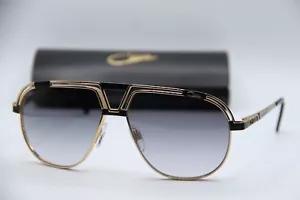 NEW CAZAL MOD. 9100 COL. 001 GOLD PLATED GRADIENT AUTHENTIC SUNGLASSES 61-14 - Picture 1 of 5