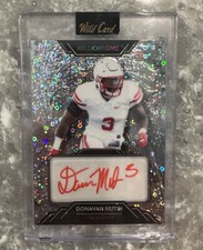 DONAVAN MUTIN 2023 Wild Card Football RC Auto Encased WildChrome Houston 1/1 🔥