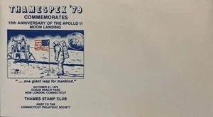 FDC~1979 THAMESPEX NEW LONDON, CONN. 10th ANNIVERSARY OF APOLLO 11 MOON LANDING - Picture 1 of 1
