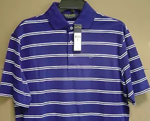NUEVO CON ETIQUETAS $95 POLO GOLF RALPH LAUREN Hombre S PIMA CAMISA ALGODÓN Azul Foster Blanco 0404047 - Imagen 1 de 3
