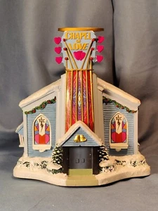 NAVIDAD HAWTHORNE VILLAGE ELVIS PRESLEY ""Capilla del Amor"" con certificado de autenticidad - Imagen 1 de 16