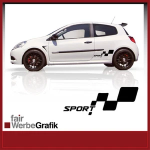 Pegatinas / pegatinas / inscripción lateral / decoración / Renault Clio Sport / #8000 - Imagen 1 de 5