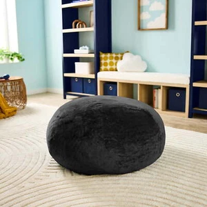 Bean Bag Chair, Black - Picture 1 of 2