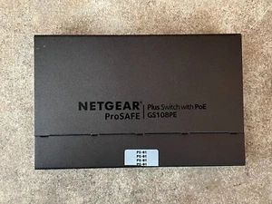 NETGEAR PROSAFE PLUS GS108PE 8-PORTOWY PRZEŁĄCZNIK DO MONTAŻU W SZAFIE ZZ8-2(6) - Zdjęcie 1 z 6