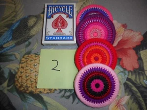  4 NEUE HANDGEFERTIGTE "KARTENHALTER" MIT NEUEM KARTENSPIEL *VERSIEGELT* (TOLLE GESCHENKE) - Bild 1 von 2