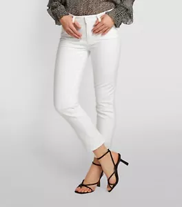PAIGE Hoxton Ankle Deep White Skinny Slim Stretch Denim Jeans 29 UK 10-12 VGC - Picture 1 of 17