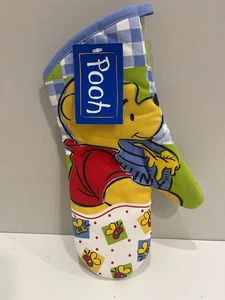 NUEVO CON ETIQUETAS B & D KITCHEN WORKS DE COLECCIÓN GUANTES DE HORNO WINNIE THE POOH - Imagen 1 de 2