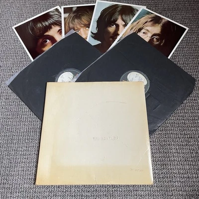 The Beatles - White Album Vinyl Record FIRST UK Pressing 1968 LOW NUMBER 0017460 - Image 1 of 4