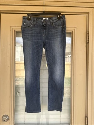 Liu Jo Women's Crop Jeans Size 31  Low Rise Whiskered - Image 1 of 4