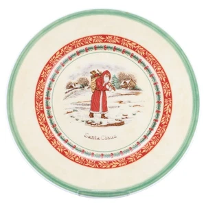 Kuchenteller groß Frühstücksteller Motiv Santa Claus Villeroy & Boch Festive Mem - Bild 1 von 1