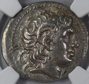 Regno di Tracia Lisimaco, 305-281 a.C. AR Tetradracma CH XF - Foto 1 di 4
