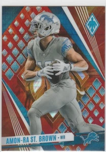 2023 Panini Phoenix Set #64 Amon-Ra St. Brown Fire Burst Parallel 194/340 Lions - Picture 1 of 1