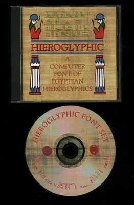 埃及分层文字字体套装 CD-ROM 适用于复古 Windows 3.1/95/98 + Mac OS 7/8 — 第 1/2 张图片
