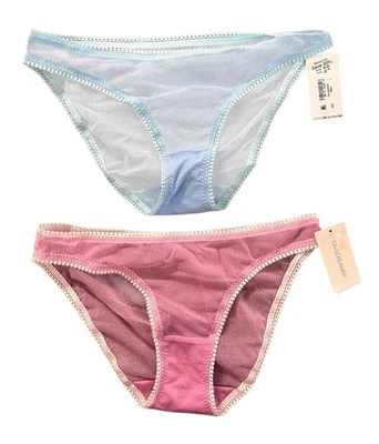 Lote de 2 NUEVO Bikini Hipster de Malla para Mujer On Gossamer Talla Grande L Nuevo con Etiquetas Foto 1 de 3