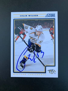 COLIN WILSON PREDATORS AUTÓGRAFO AUTOMÁTICO PUNTUACIÓN 12/13 #277 *70944 - Imagen 1 de 1