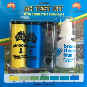 Aquarium pH Test Kit with pH Up and pH Down- Made in Australia - Picture 1 of 1