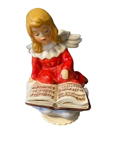 GOEBEL MUSIK SPIELUHR Goebel Weihnacht Engel/ Liederbuch STILLE NACHT - Bild 1 von 6