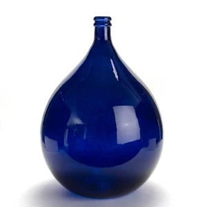 Dame Jeanne 34 L bleu verre 40x40 cm - Foto 1 di 2