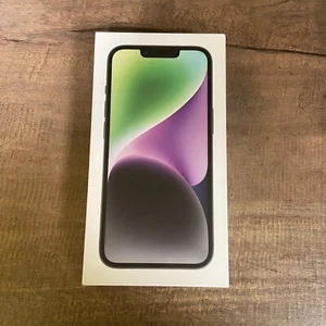 Apple iPhone 14 128 GB BOX ONLY with Apple Sticker, Inset and USB-C cable - Zdjęcie 1 z 6