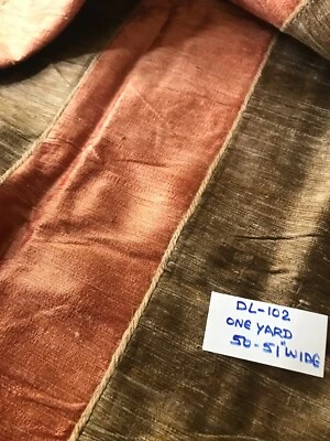 Designer Quality 100% Silk Dupioni fabrics Novelty Stripes!!! - Image 1 of 4