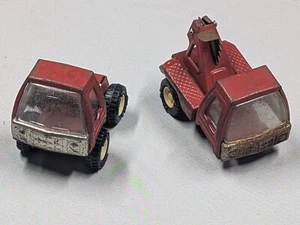 VINTAGE BUDDY L CORP SMALL TOW TRUCK w/ 2nd Truck METAL PRESSED STEEL - Picture 1 of 5