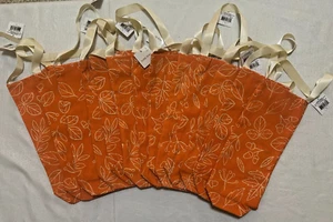 Lot de 13 sachets cadeaux tissu bouteille vin 11" x 5" avec poignée toutes occasions neuf avec étiquette - Photo 1/3