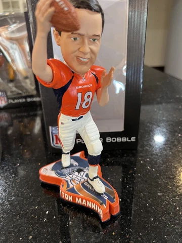 Denver Broncos rare NFL Peyton Manning action 2013 bobblehead Foco Cover